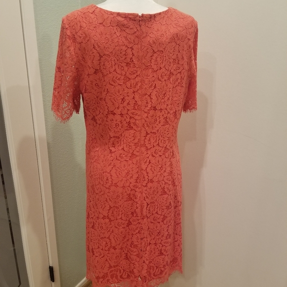 Jessica Howard Dress - Coral Lace - Picture 4 of 4
